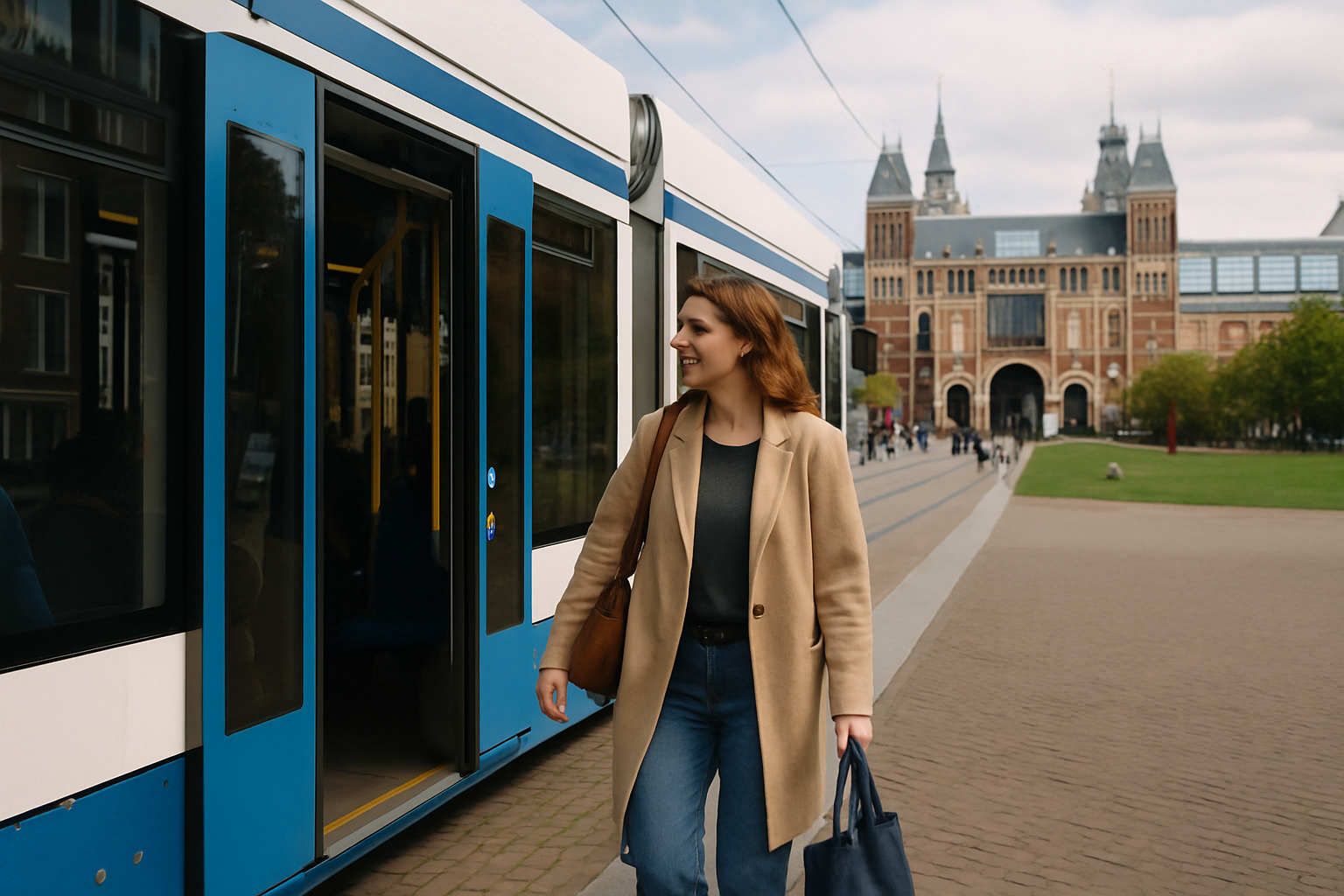 Amsterdam ontdekken per openbaar vervoer en museumbezoek