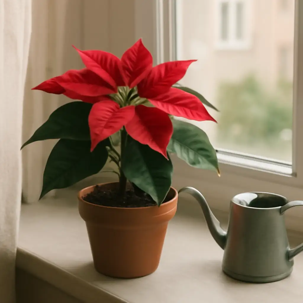 Grow a Christmas poinsettia