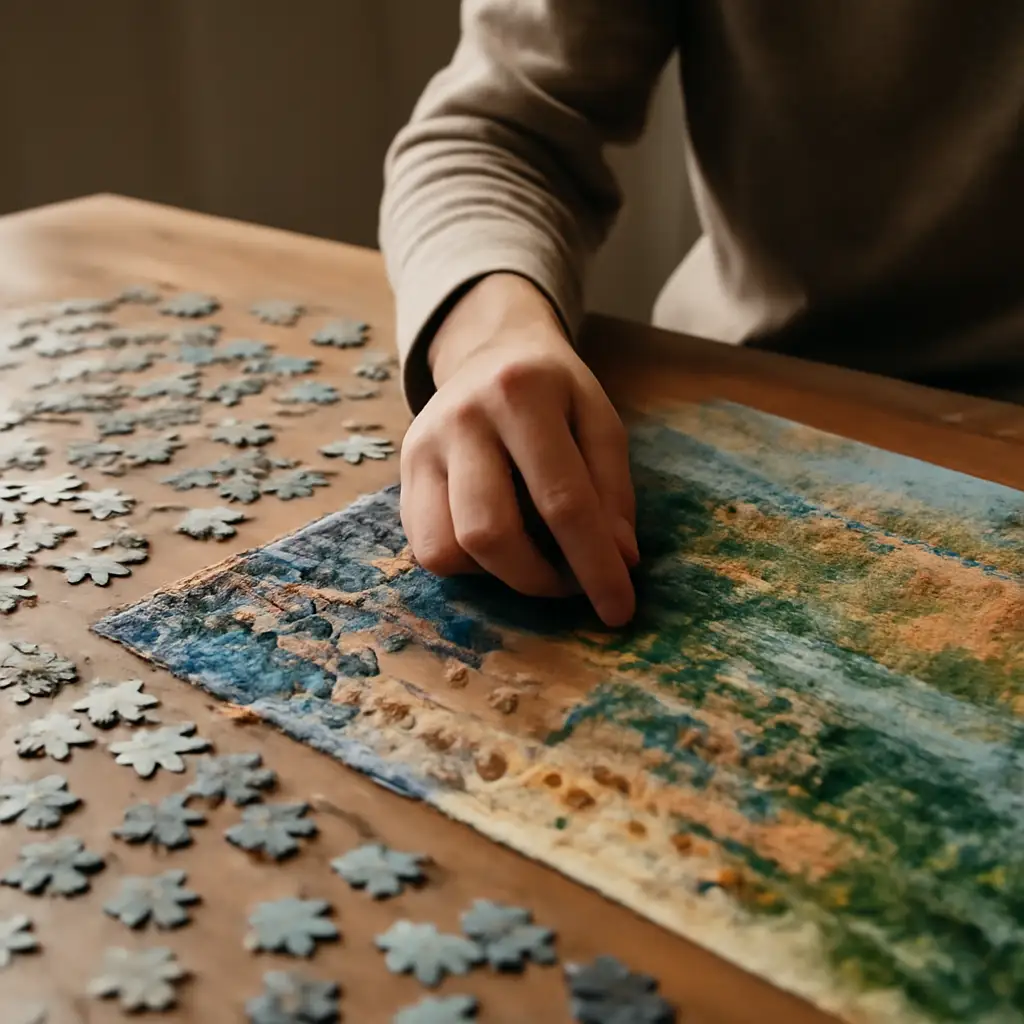 Complete a thousand-piece jigsaw puzzle