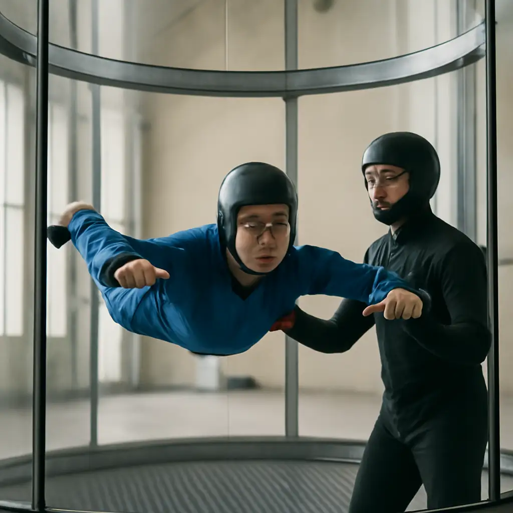 Go indoor skydiving