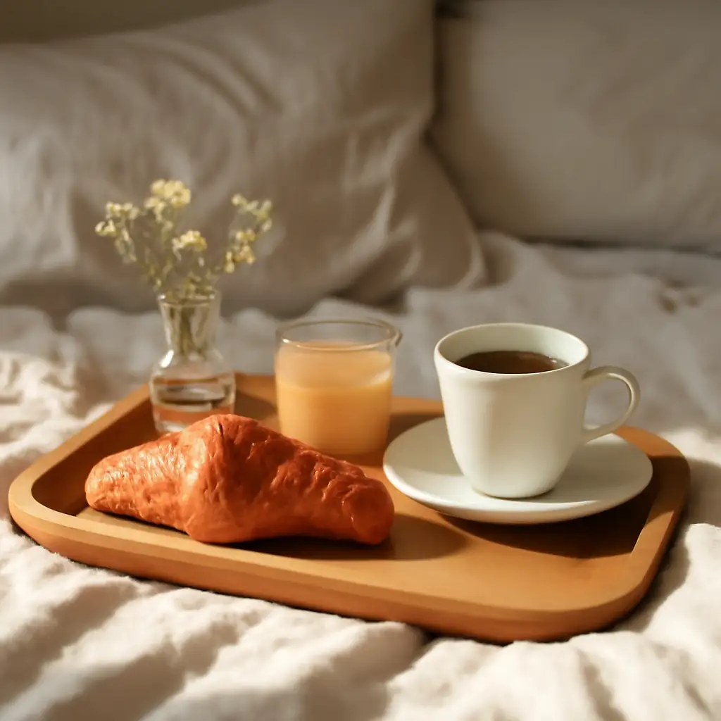 Ontbijt op bed krijgen