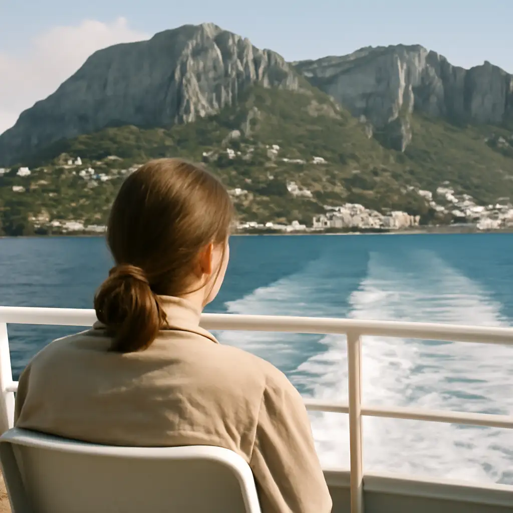 Met de veerboot naar Capri