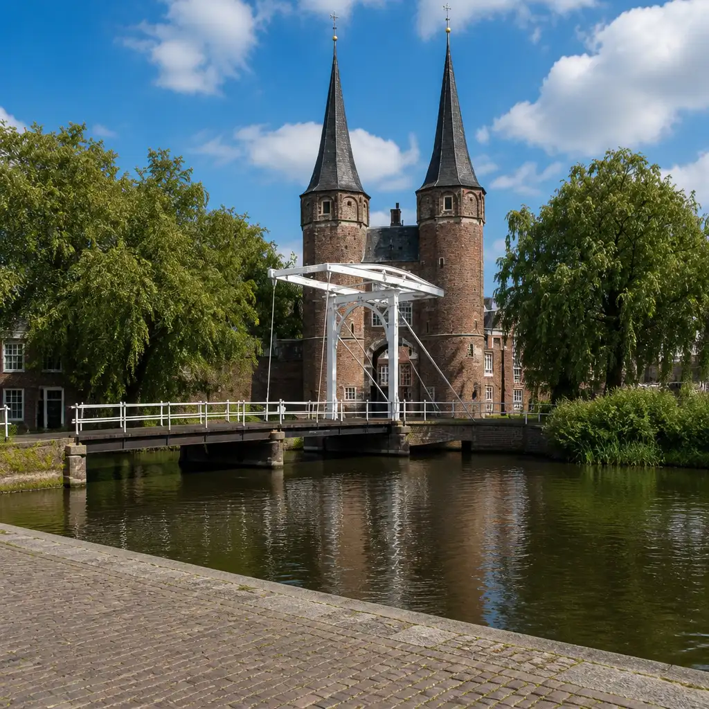 Een stadsspel spelen in Delft