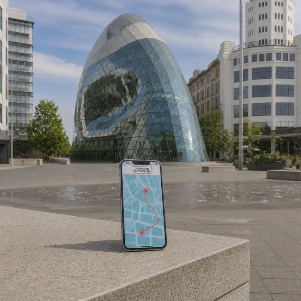 Een stadsspel spelen in Eindhoven