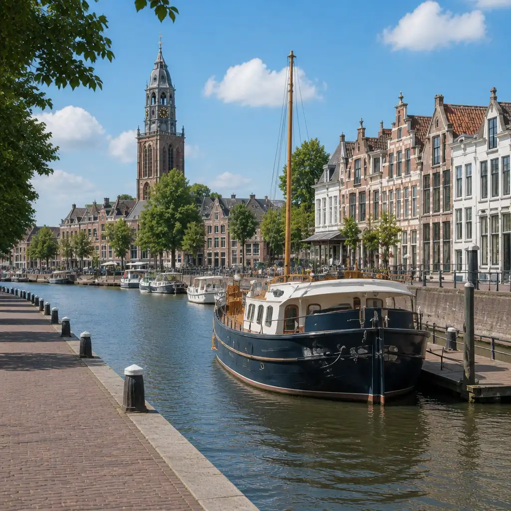 Een stadsspel spelen in Gorinchem