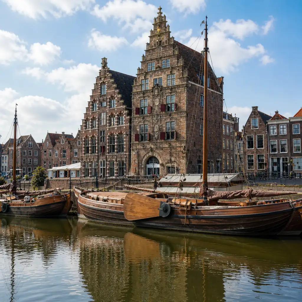 Een stadsspel spelen in Gouda