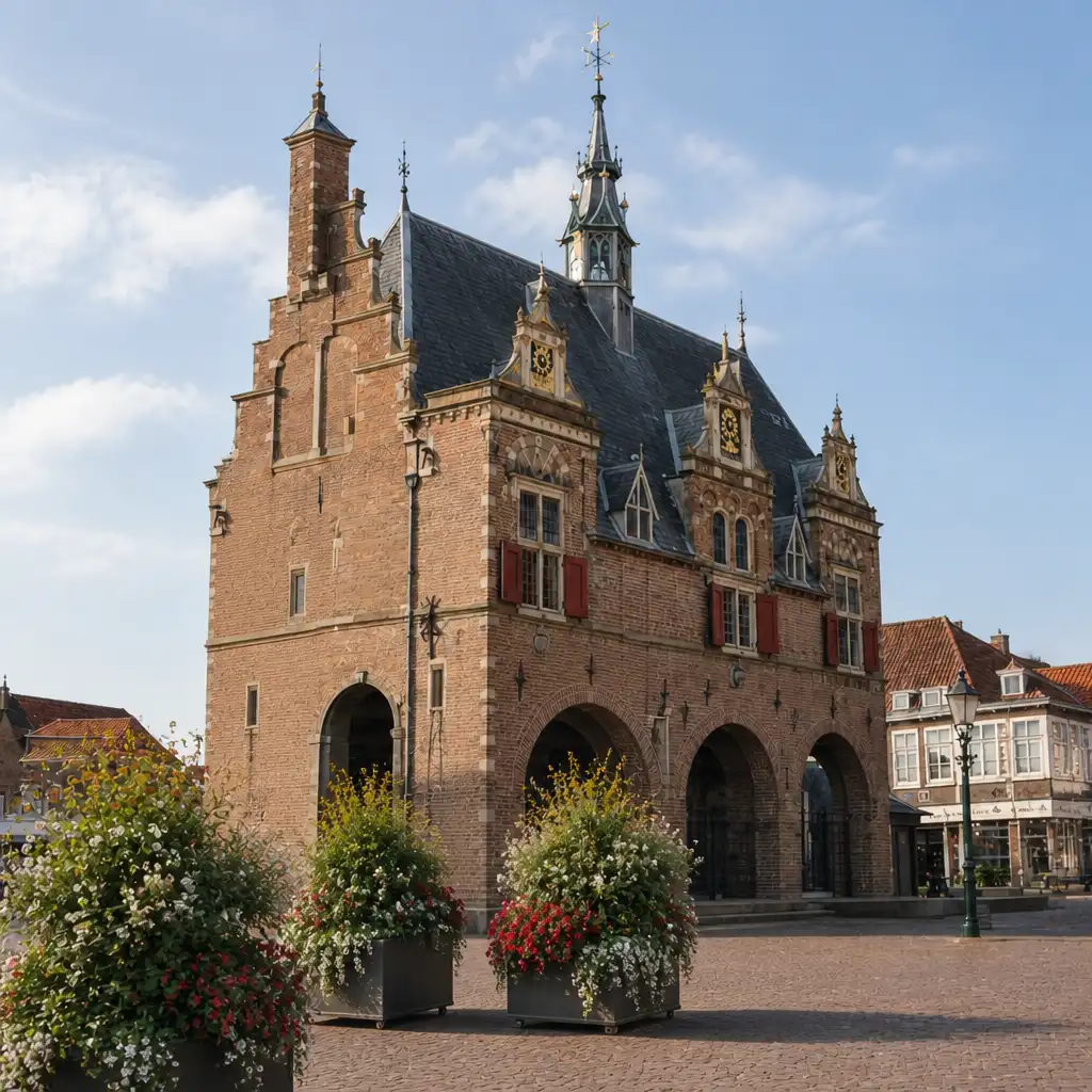 Een stadsspel spelen in Harderwijk