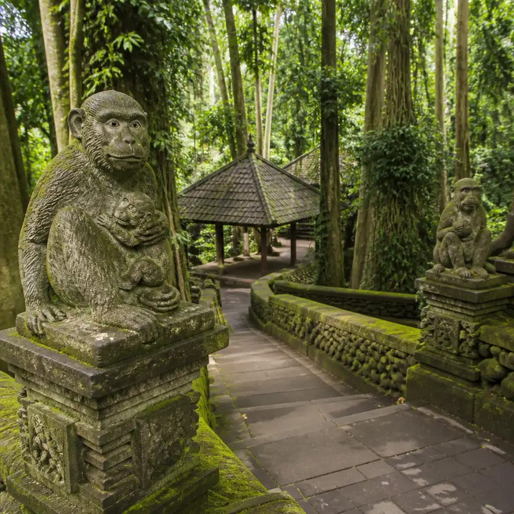 Best of Ubud: Monkey Forest, Rice Terraces, Tegenungan Waterfall & Temples