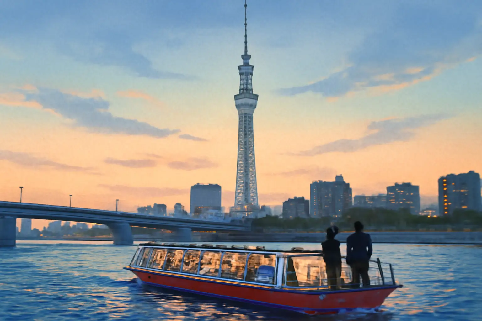 Tokyo Skytree besteigen und über Tokyo blicken in Tokyo