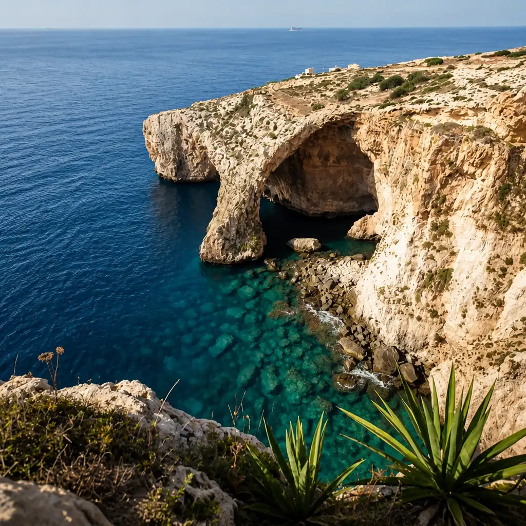 Blue Grotto & Sunday Market at Marsaxlokk Fishing Village