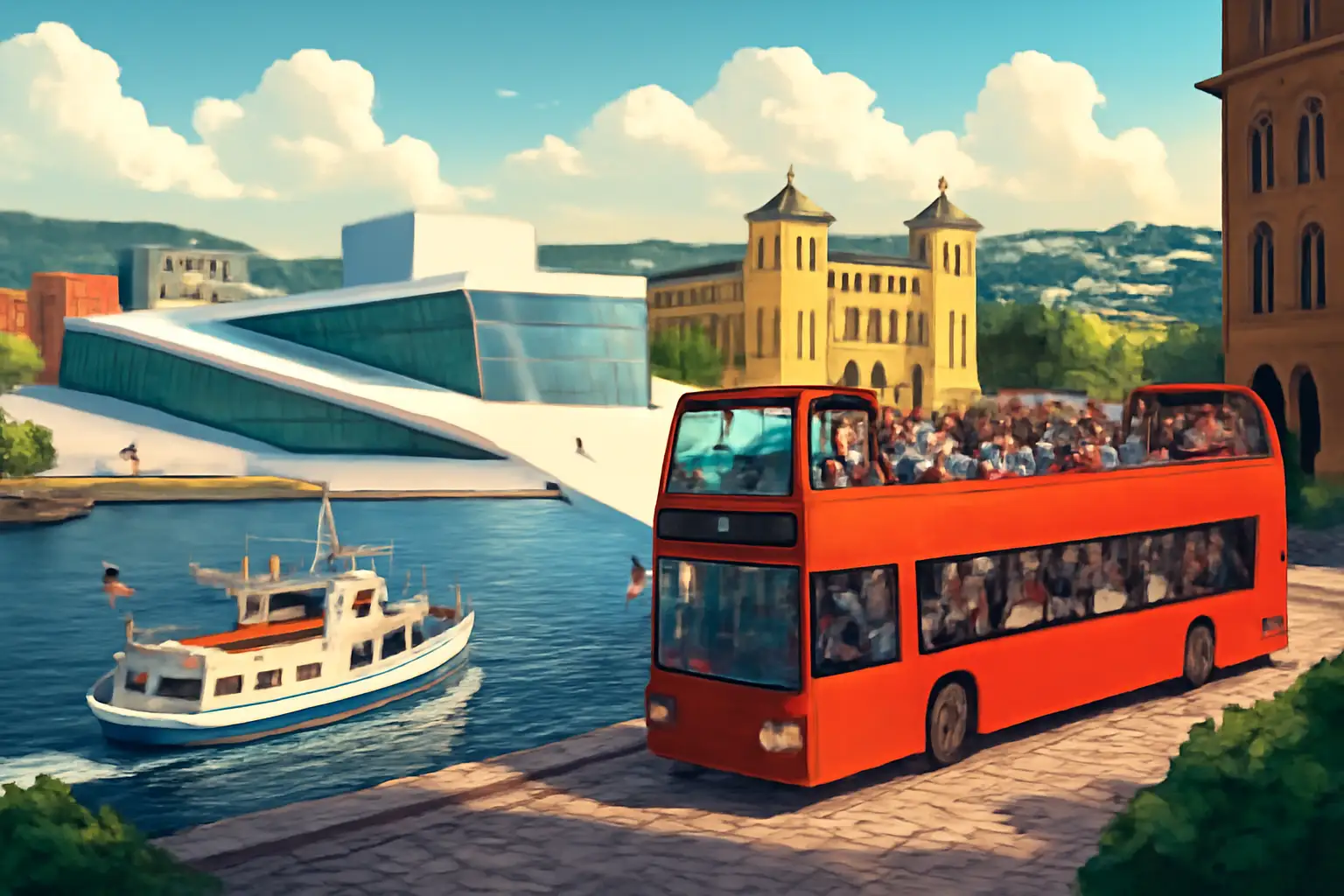 Hop-On Hop-Off Bus Oslo