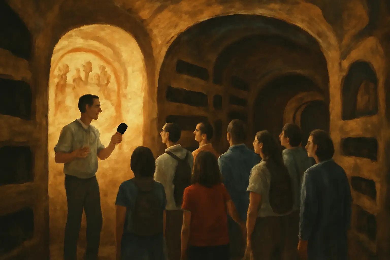 Catacombe de Priscilla : visite guidée