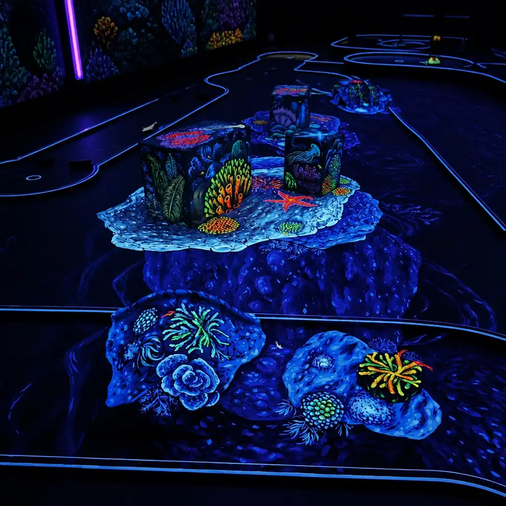 3D Blacklight Minigolf Dubai