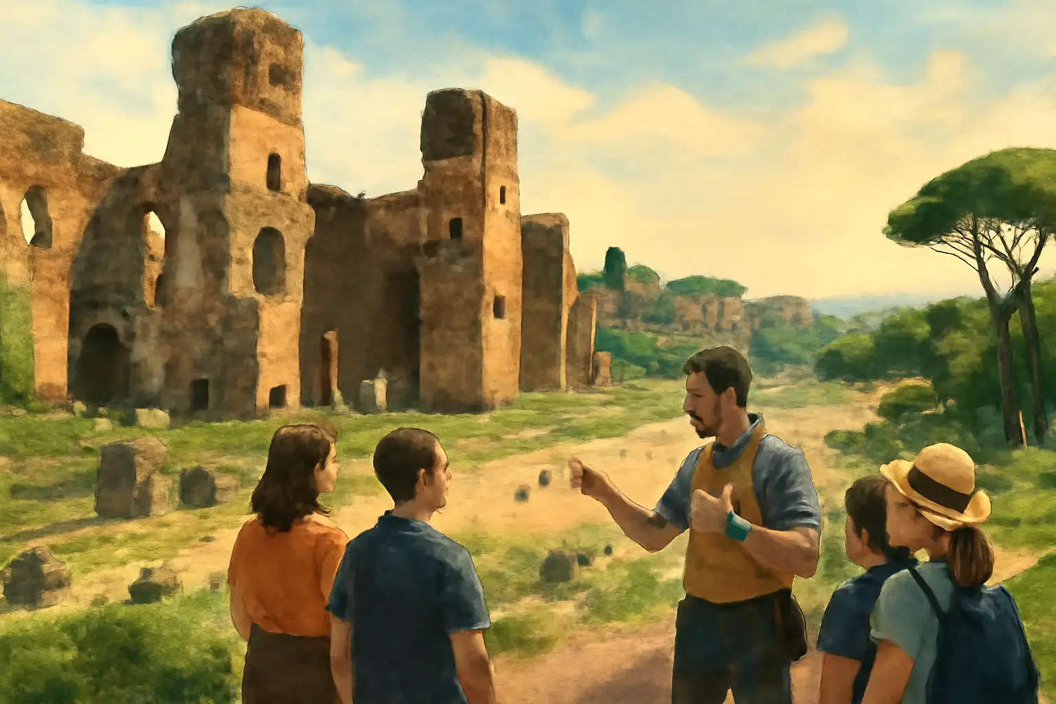 Visite guidée des thermes de Caracalla et du Circus Maximus