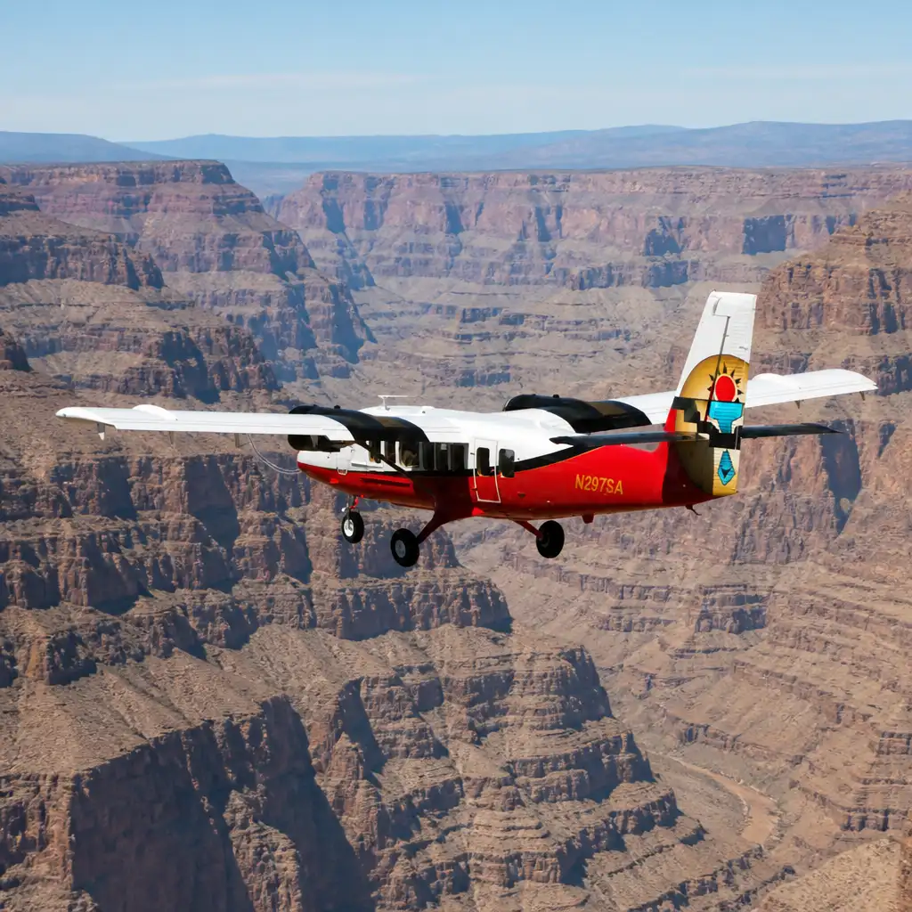 Grand Canyon West: Roundtrip Flight from Las Vegas + Skywalk