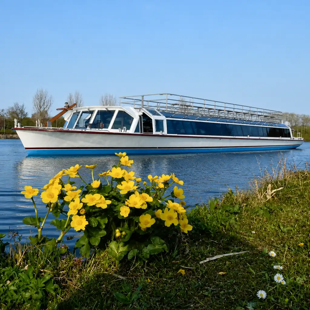 Katwijk: Kagerplassen Windmill & Lake Boat Tour