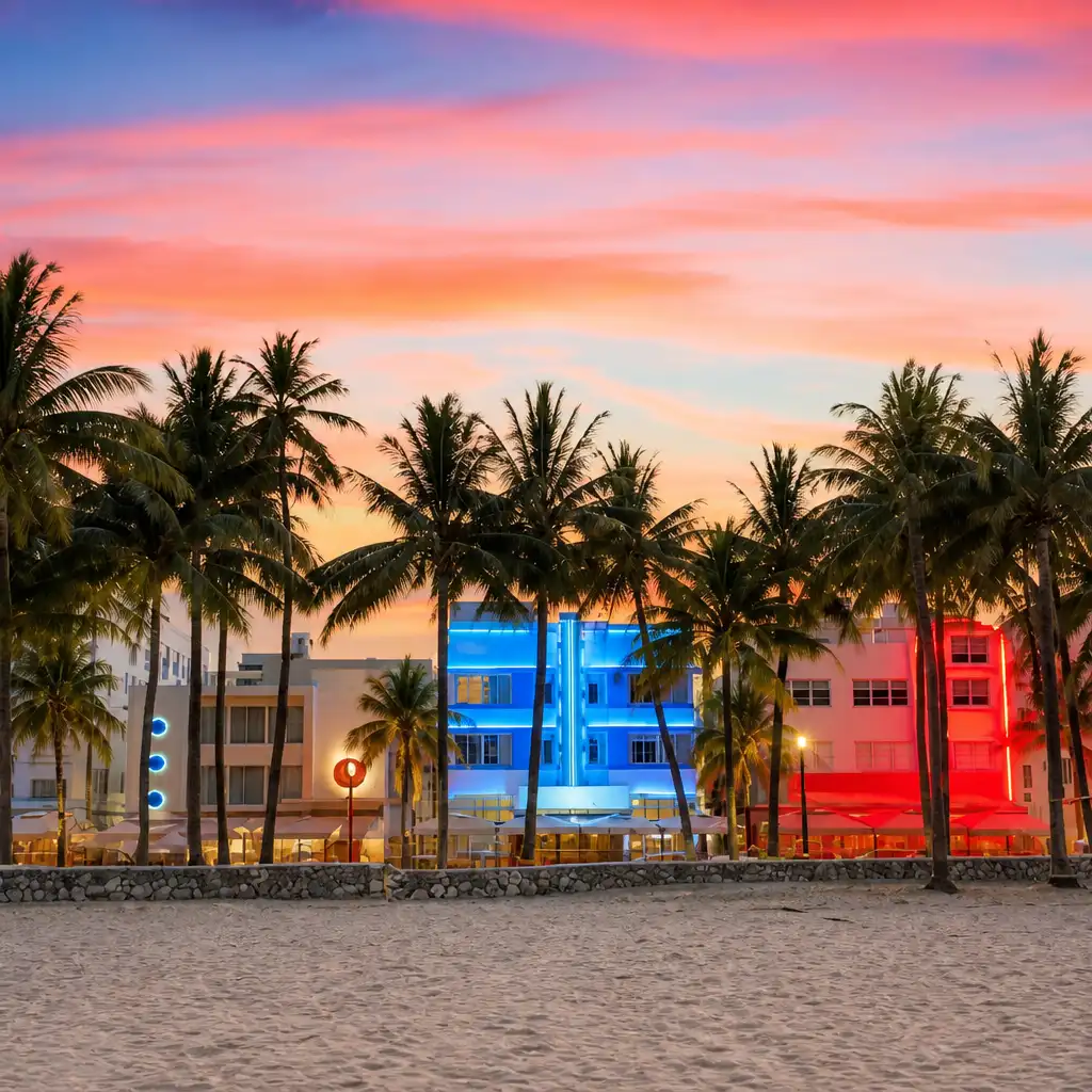 Miami: Scenic Night Driving Tour + Skyviews Observation Wheel