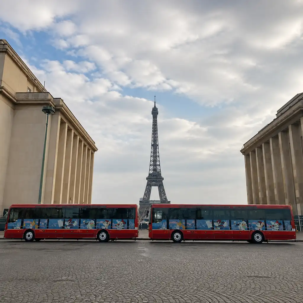 Disneyland® Paris: Ticket + Shuttle Transport from Paris