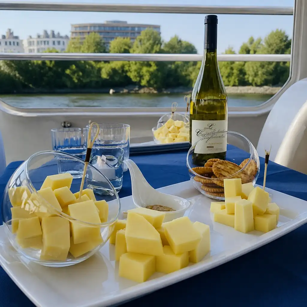 Hamburg: Harbor Cruise + Cheese & Wine