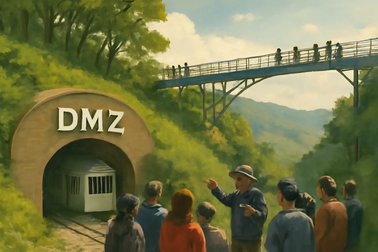 DMZ: Second Tunnel & Sky Bridge Full Day Guided Tour from Seoul
