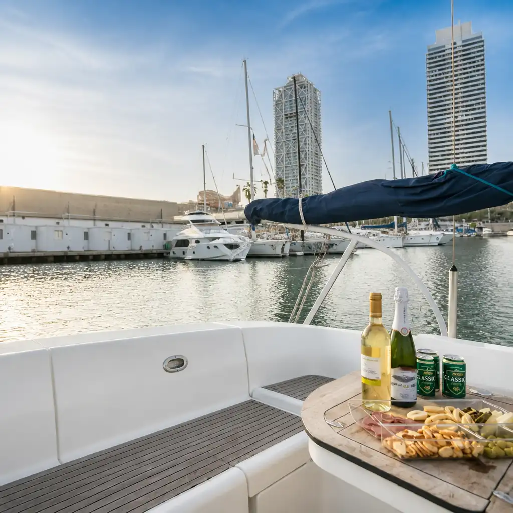 Barcelona: 2-Hr Private Sailboat Tour with Drinks & Snacks