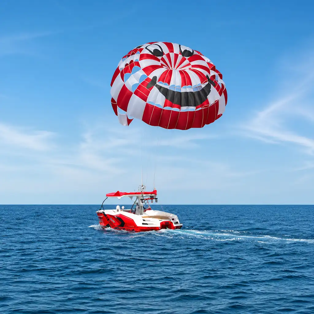 Dubai: Palm & JBR View Parasailing Experience