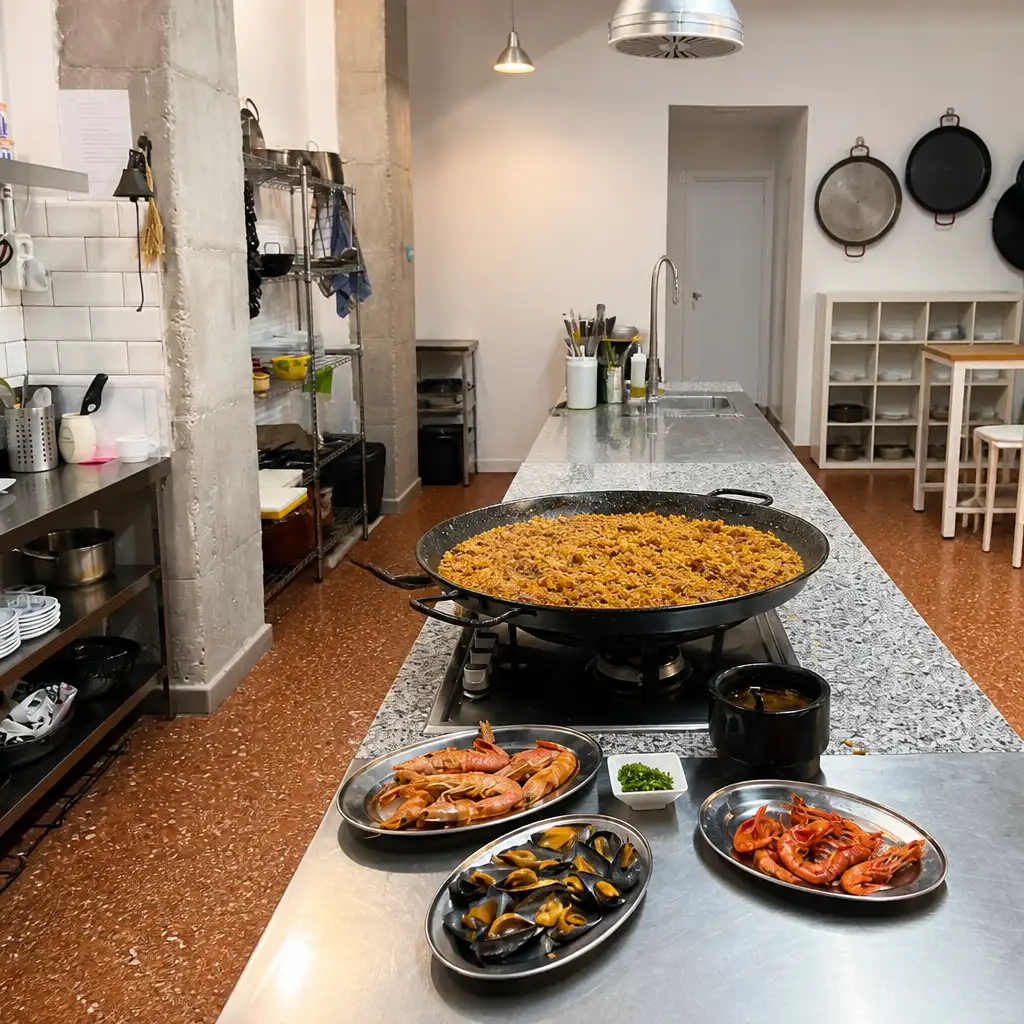 Valencia: Paella Cooking Class, Tapas, Sangria & Ruzafa Market Visit