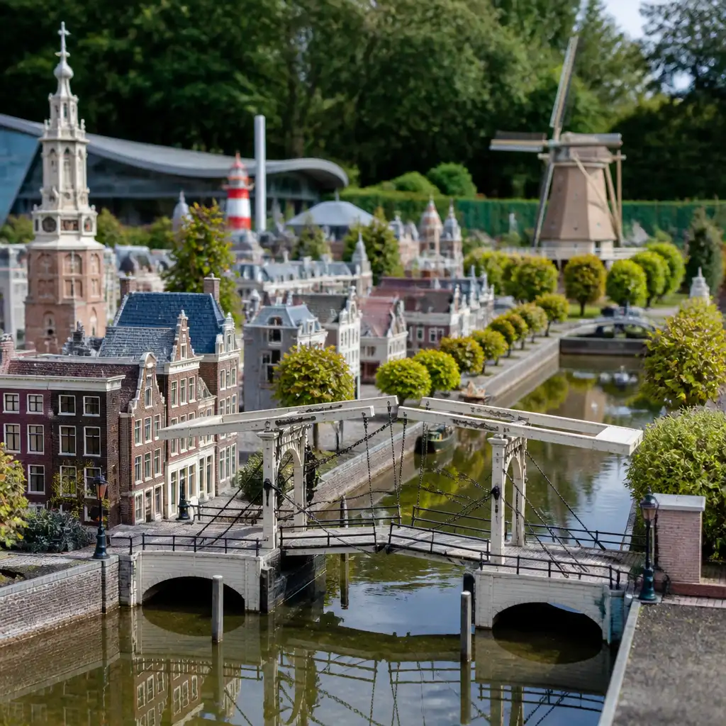Madurodam + Amsterdam Canal Cruise