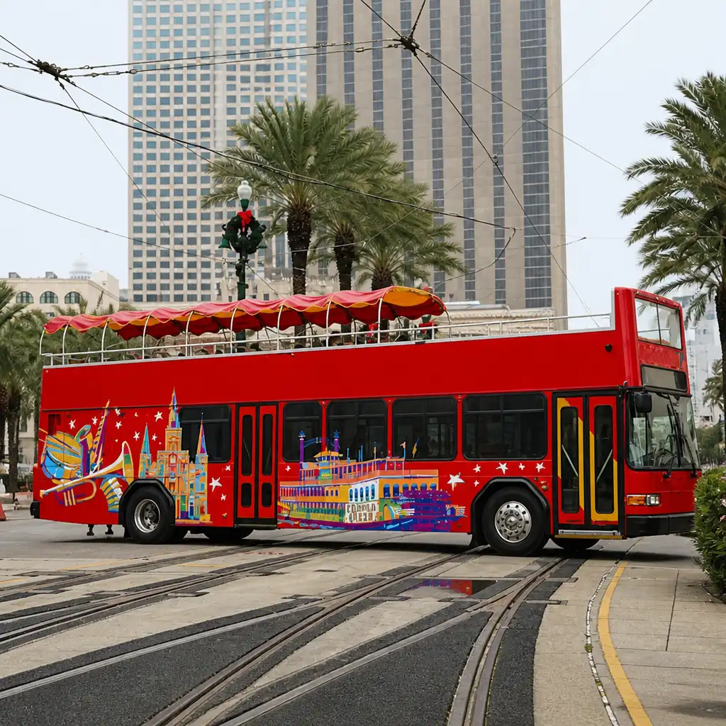 City Sightseeing New Orleans: 3-Day Hop-on Hop-off Bus + 2 Walking Tours