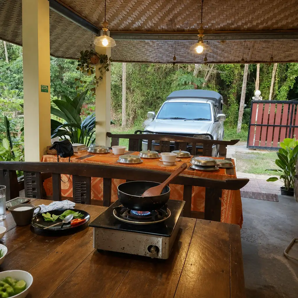 Koh Samui: Guided Thai Cooking Class with Local Market Tour + Transfers