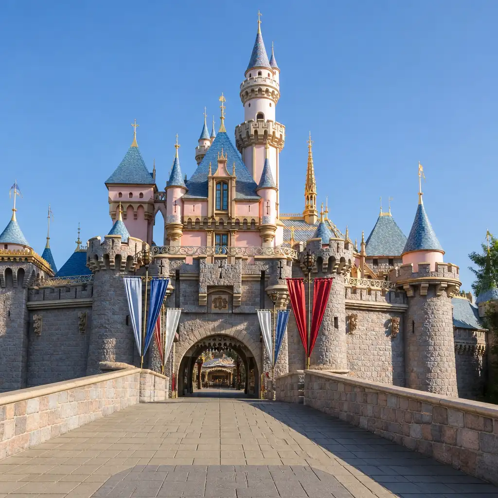 Disneyland® California: 1-daagse toegang + vervoer vanuit Los Angeles