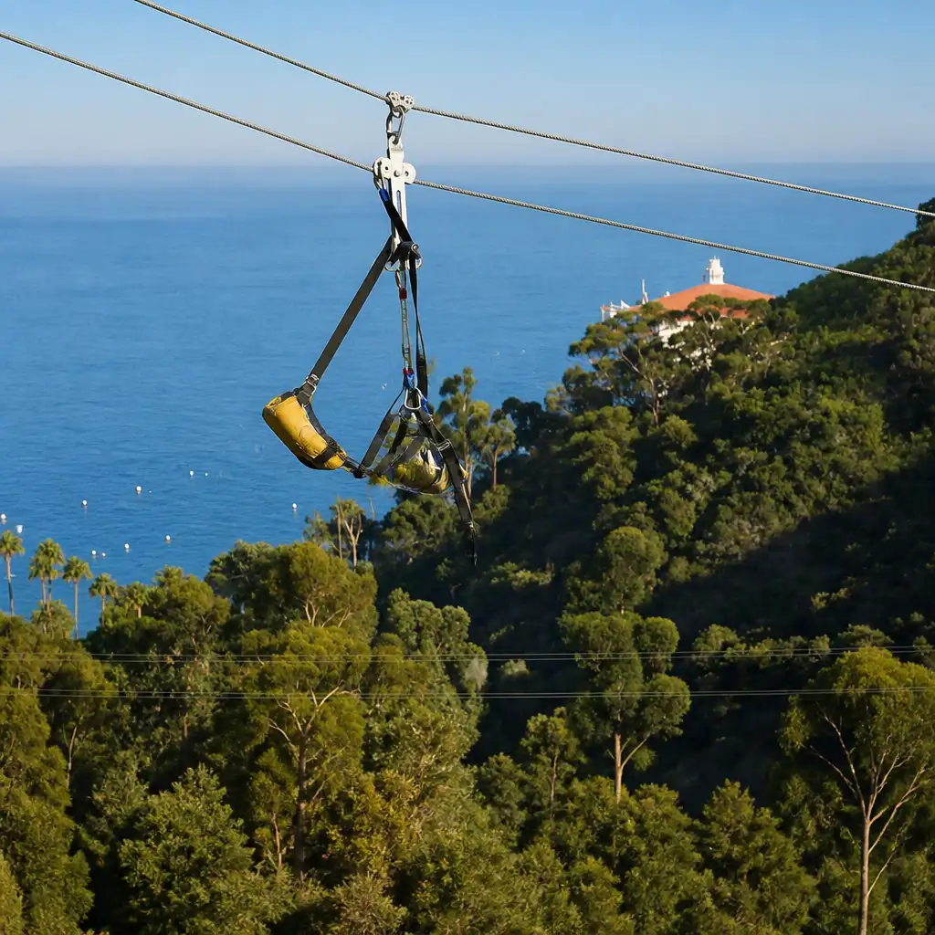 Catalina Island: Day Trip with Zipline Eco Tour