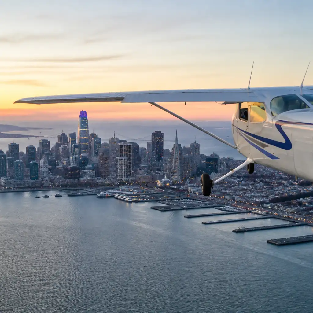 San Francisco: 1-Hr Private Airplane Bay Tour