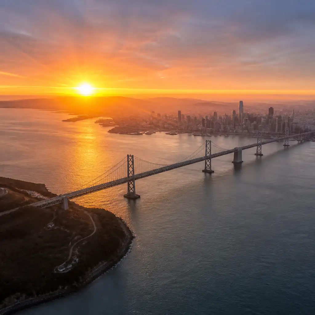 San Francisco: Private Airplane Tour at Sunset