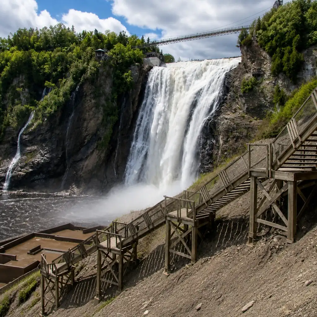 Quebec City & Montmorency Falls: Guided Day Tour from Montreal