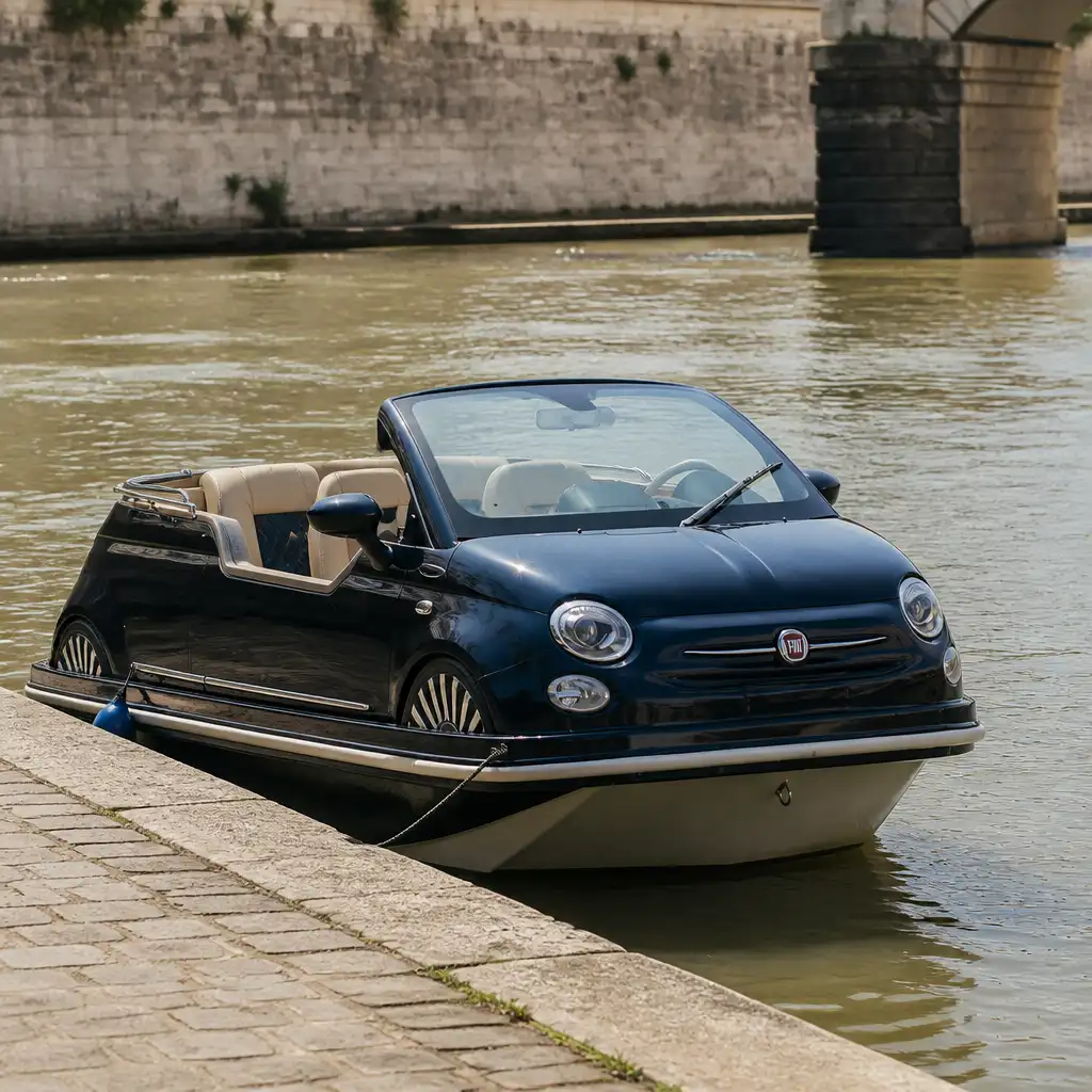 Tiber River Rome: 500 Boat Private Transfer