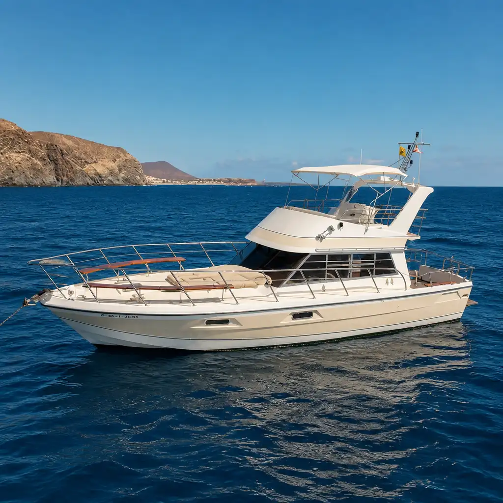 Los Cristianos: Guided Yacht Cruise + Whale Watching + Lunch