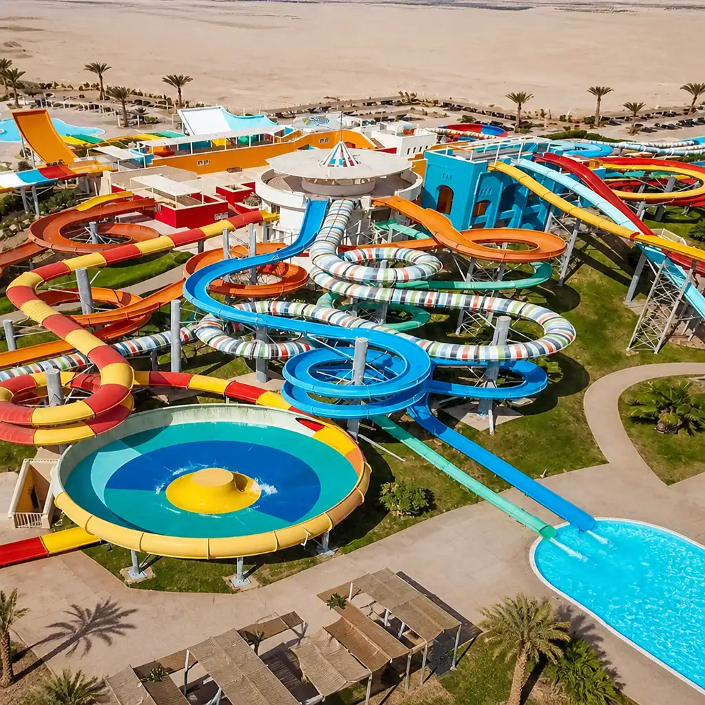 Makadi Water World Hurghada: Entry Ticket + Roundtrip Transport + Lunch