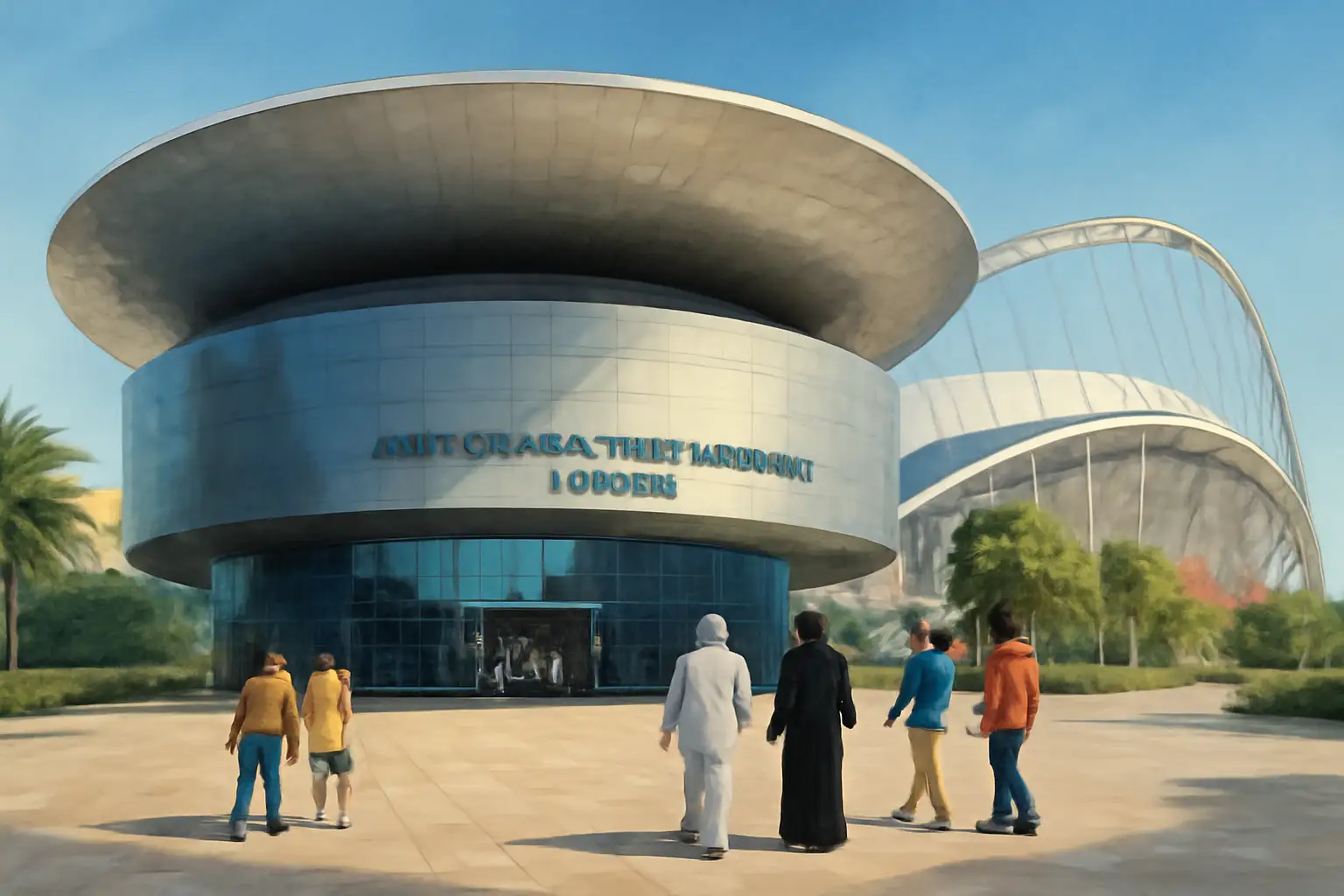 3-2-1 Qatar Olympic & Sports Museum: Entry Ticket + Audio Guide
