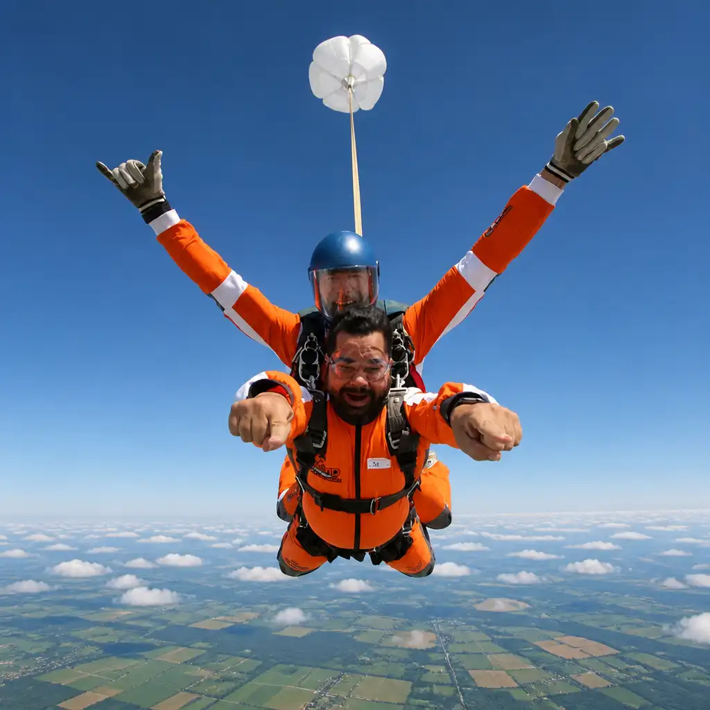 Prague: Tandem Skydiving Experience + Transfers