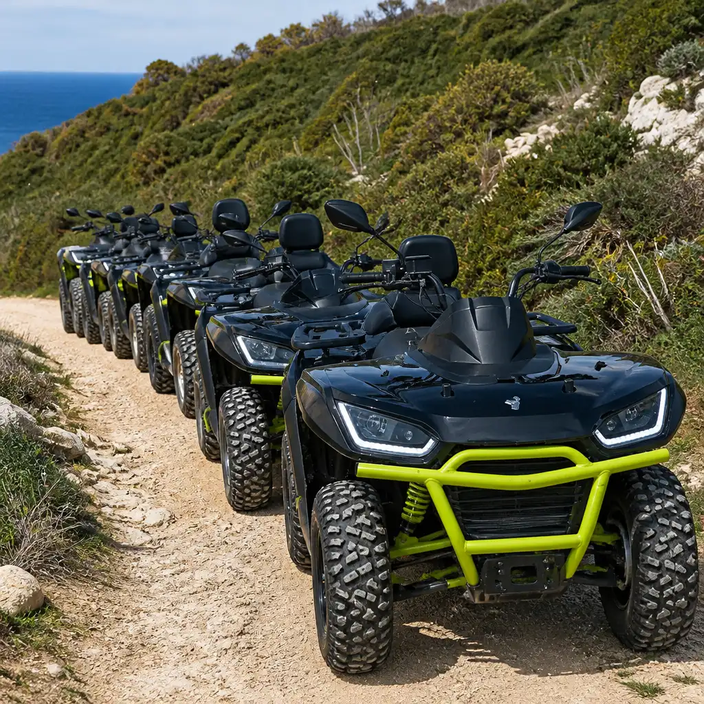 Gozo: Guided Quad Bike Ride + Transfers + Comino Boat Trip + Lunch