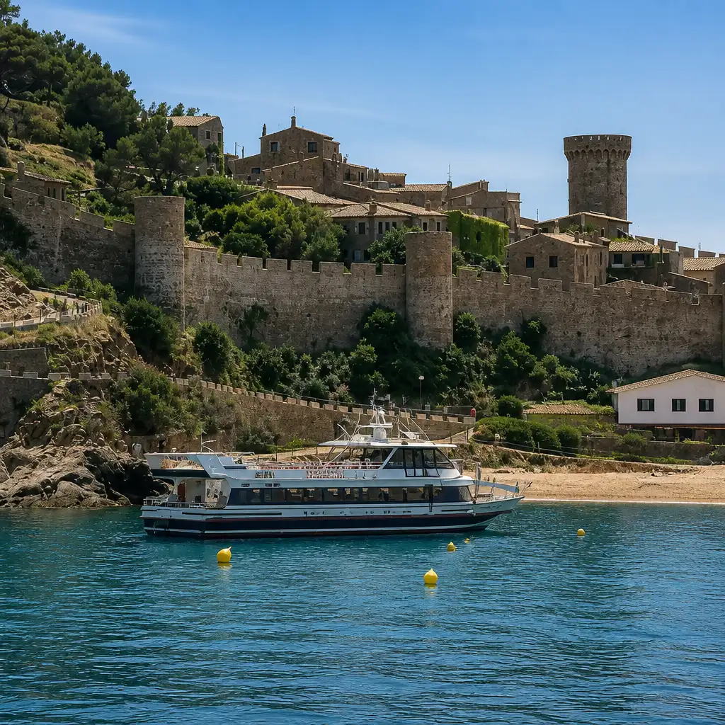 Tossa de Mar: Roundtrip Boat from Lloret de Mar
