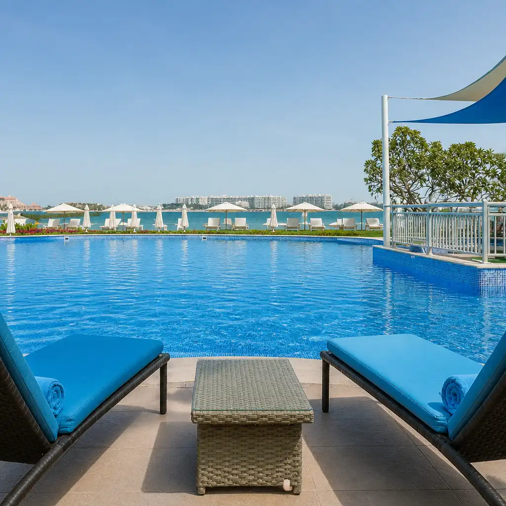 Riva Beach Club: Pool & Private Beach Day Pass + Kayaking or Paddleboarding