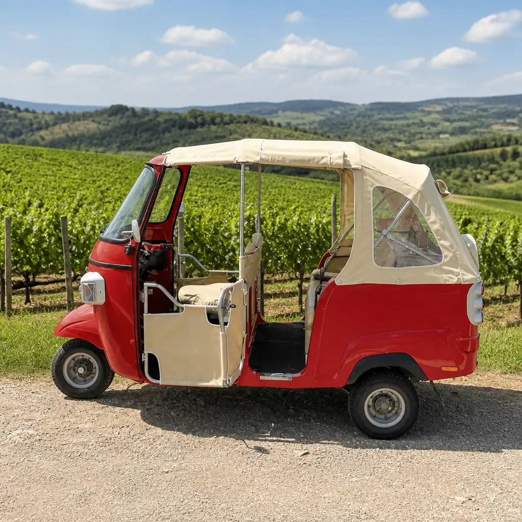Tuscany: Private Guided Tuk Tuk Tour + Picnic + Olive Oil & Wine Tasting