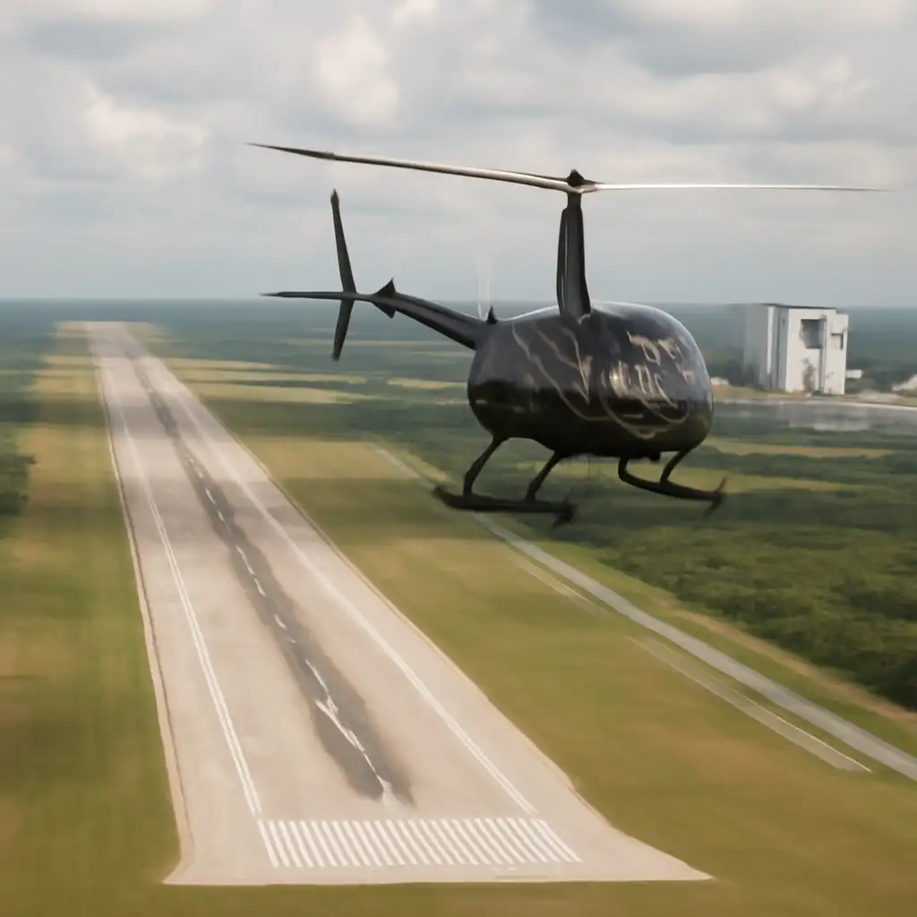 Orlando: Private Helicopter Tour of Florida's Space Coast from Kissimmee