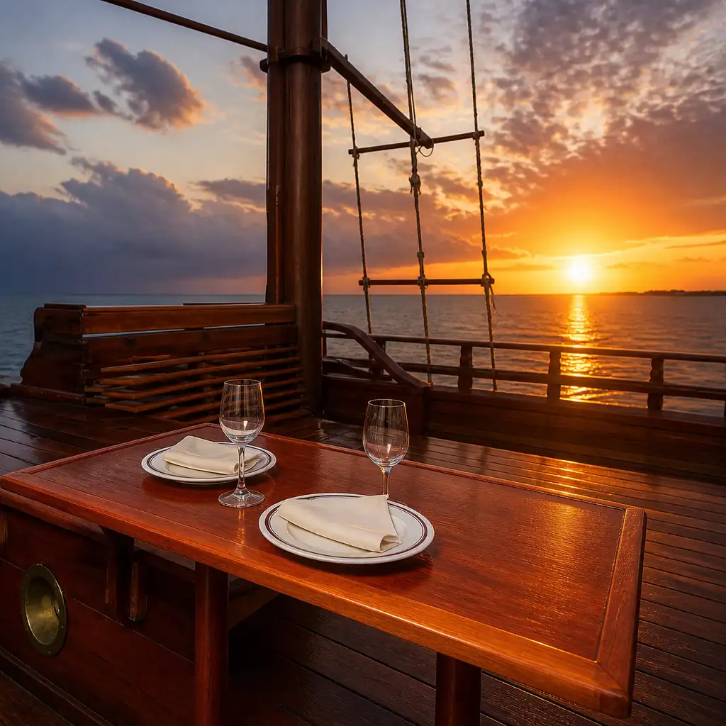 Cancún: Columbus Dinner Cruise and Live Music