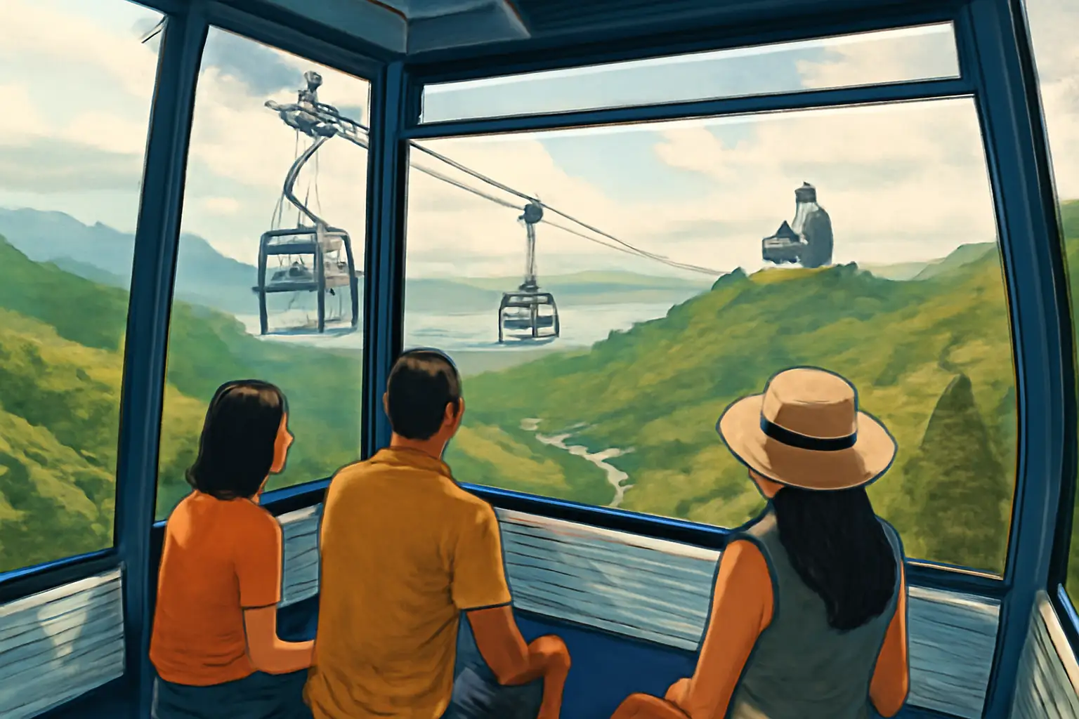 Ngong Ping Cable Car: Standard/Crystal Cabin