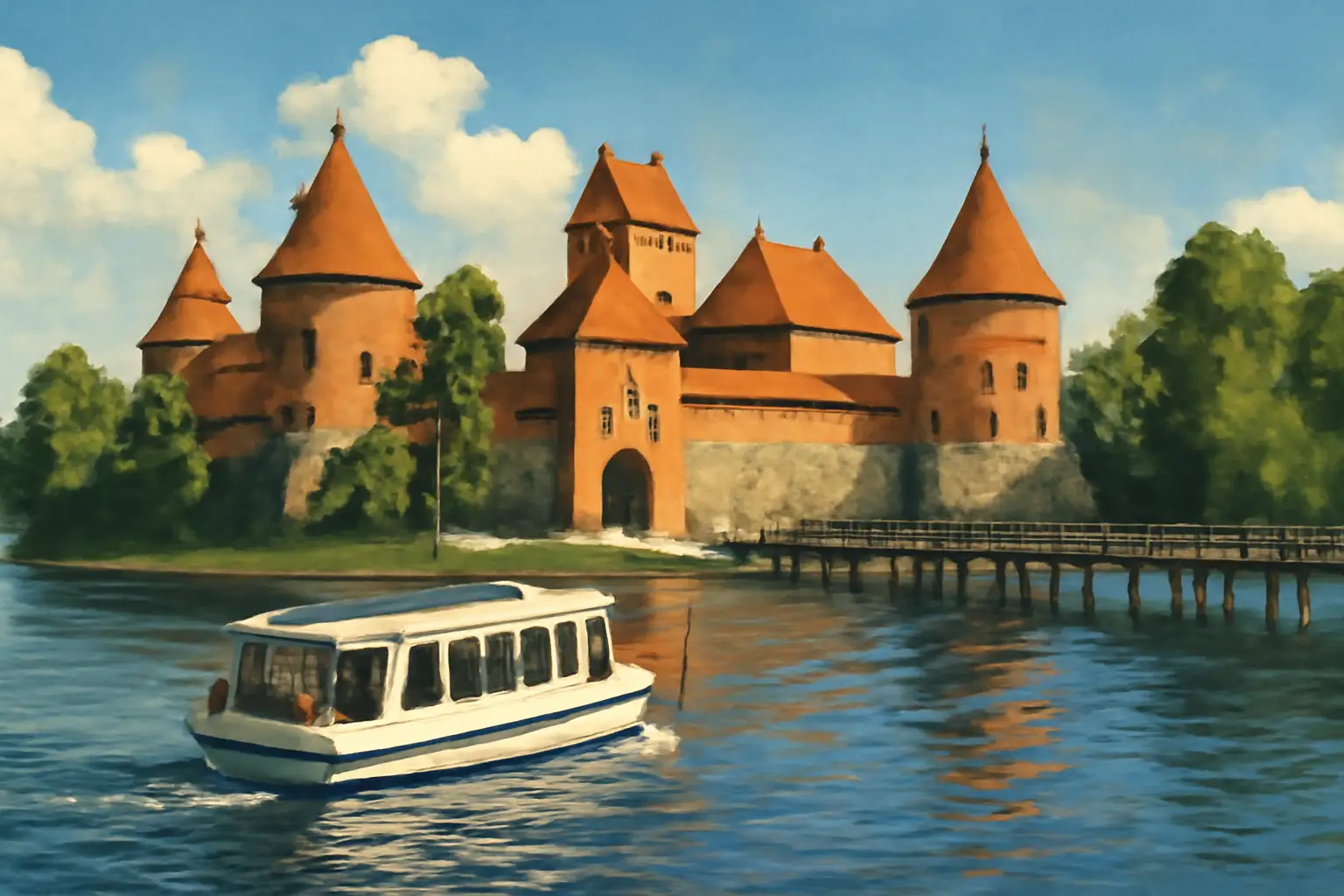 Tour to Trakai Island from Vilnius + Trakai Castle Admission
