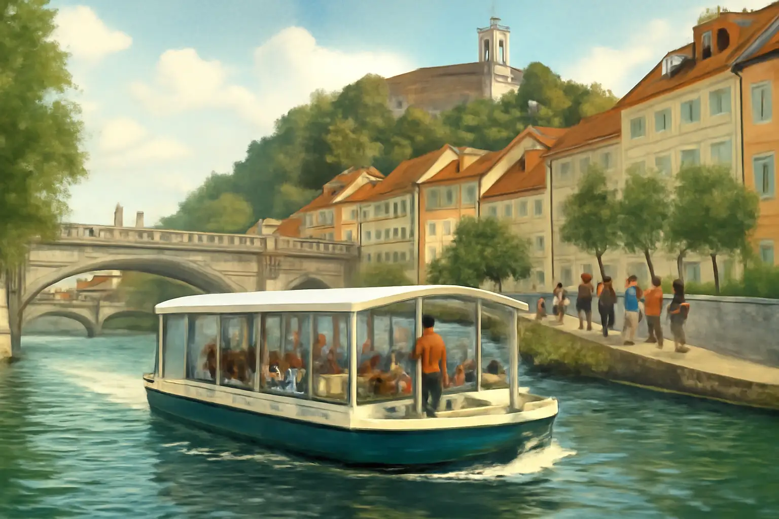 Ljubljana City Center & Ljubljana Castle: Guided Tour