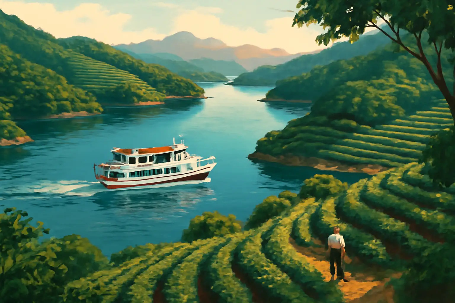 Thousand Island Lake & Pinglin Tea Plantation: Afternoon Tour from Taipei